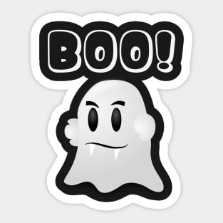 Funny Halloween Gifts Cute Boo Ghost Sticker